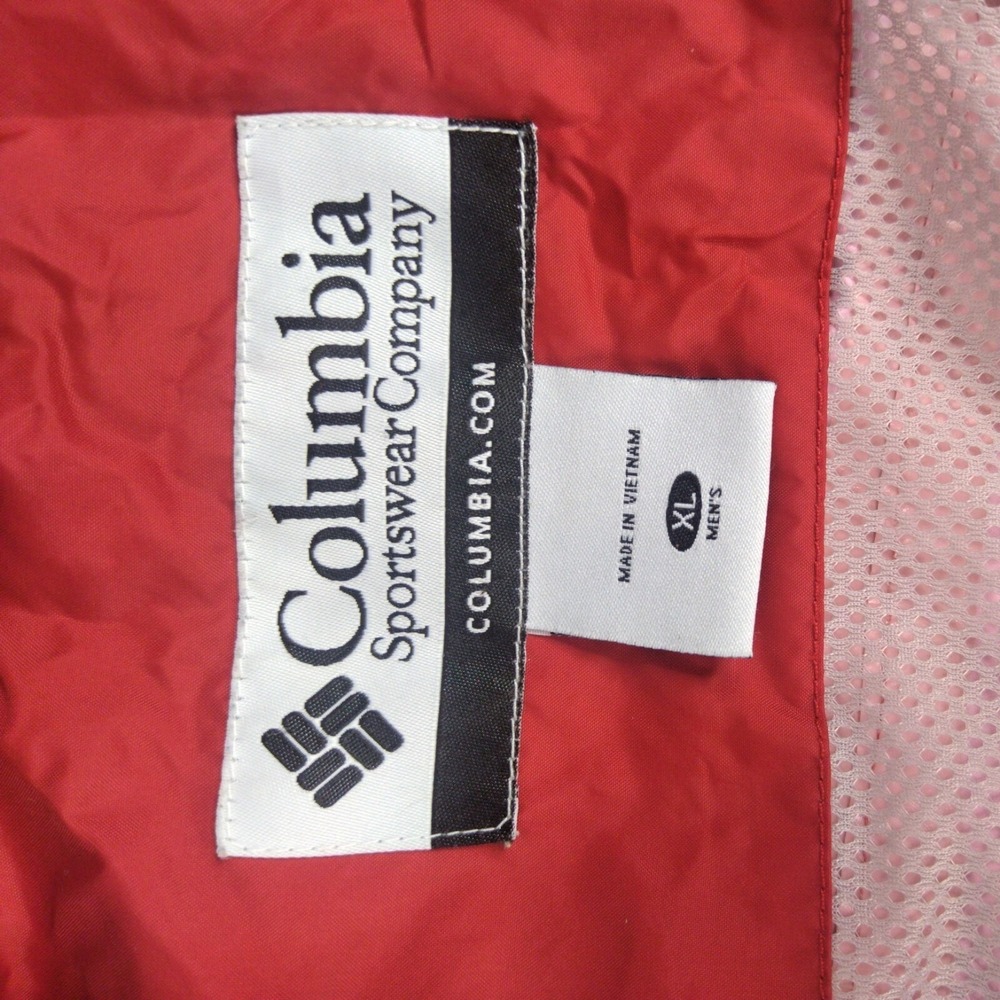 Columbia Canyon Creek Waterproof Jacket Red Black Men XL - Picture 8 of 11